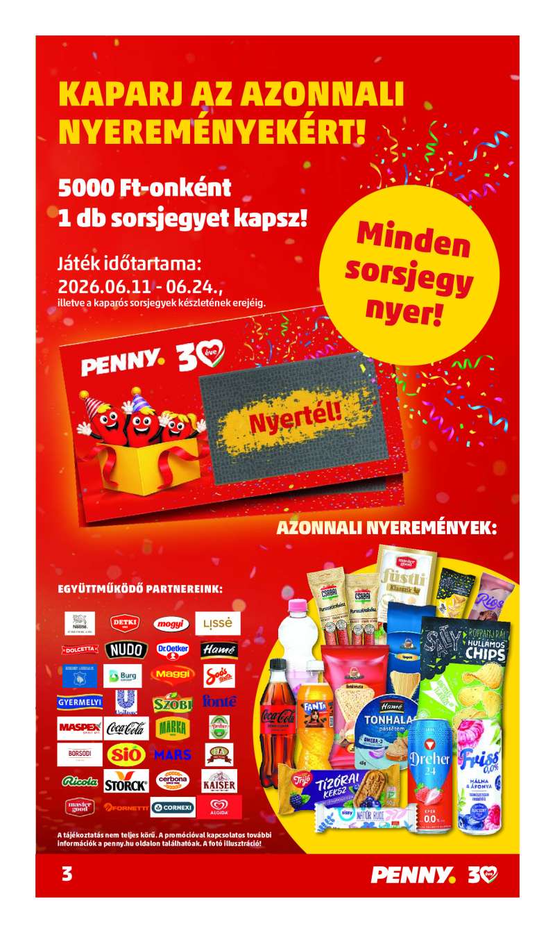 Penny Akciós Újság 3 oldal
