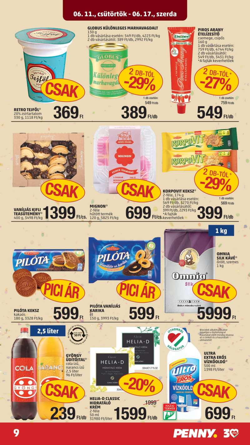 Penny Új Akciós Újság 13 oldal