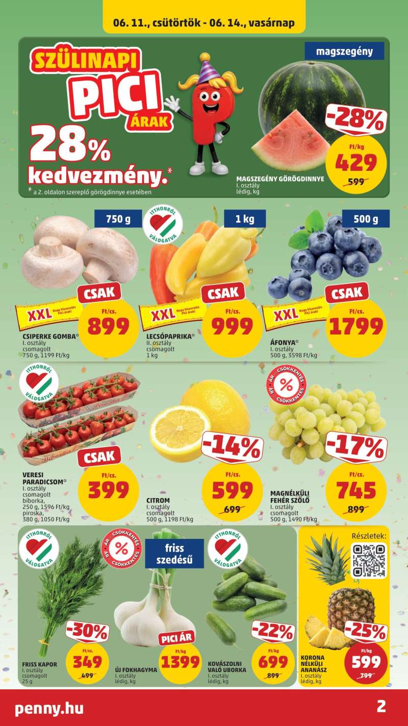 Penny Új Akciós Újság 2 oldal