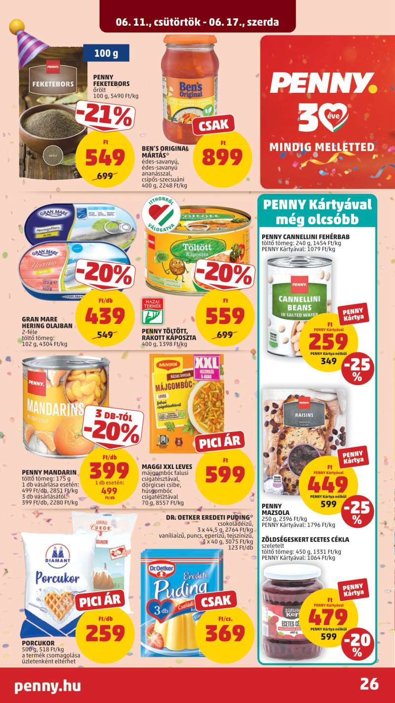 Penny Új Akciós Újság 30 oldal