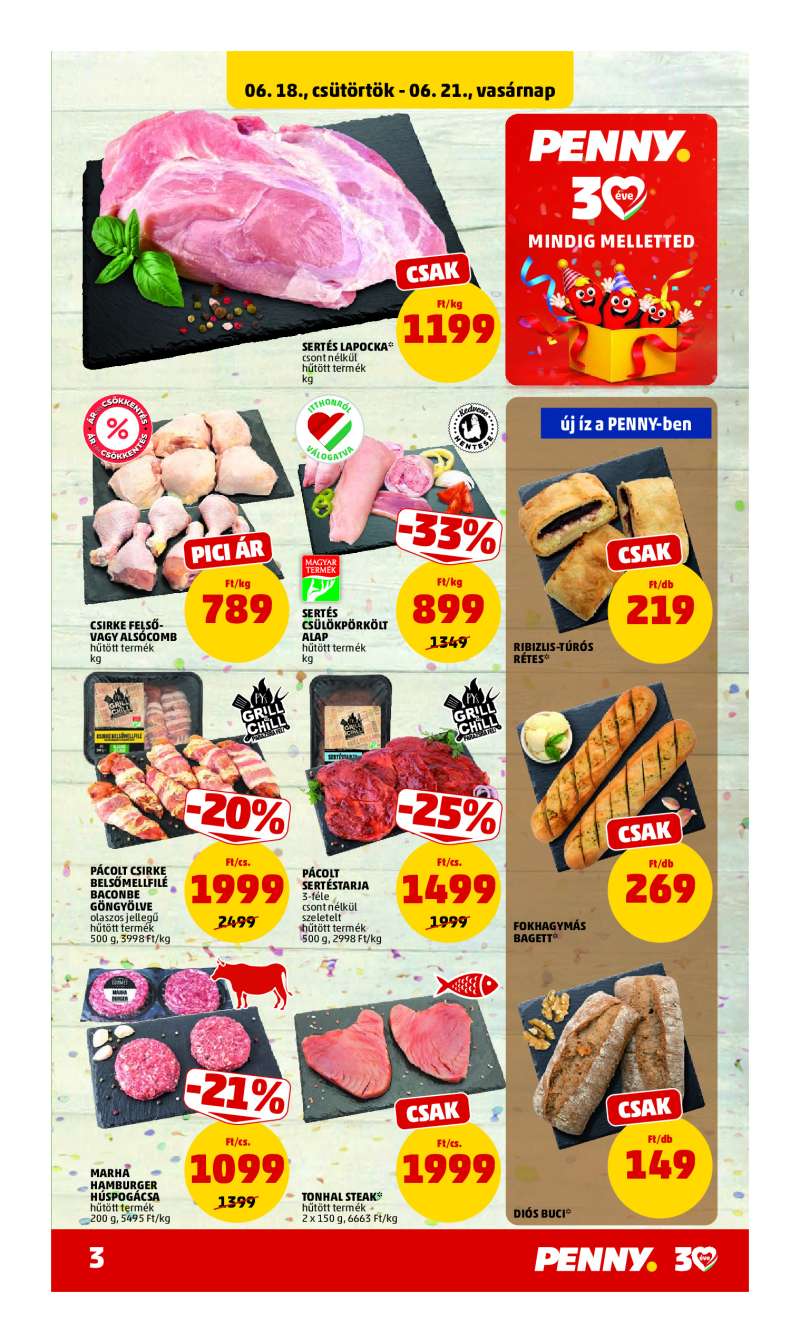 Penny Akciós Újság 3 oldal