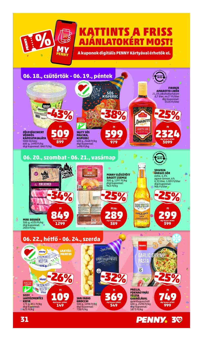 Penny Akciós Újság 33 oldal
