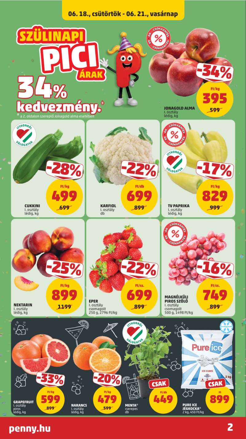 Penny Akciós Újság 2 oldal