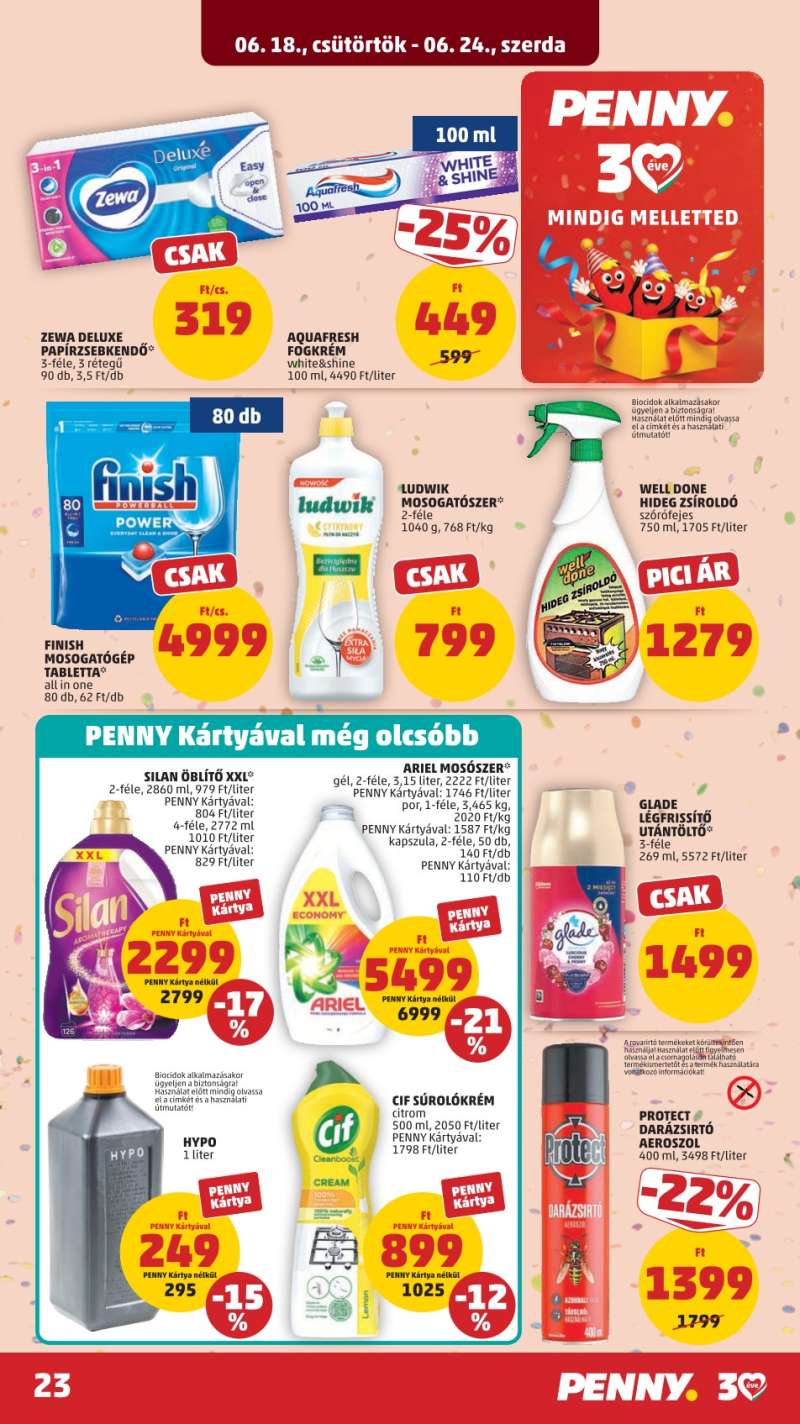 Penny Akciós Újság 25 oldal