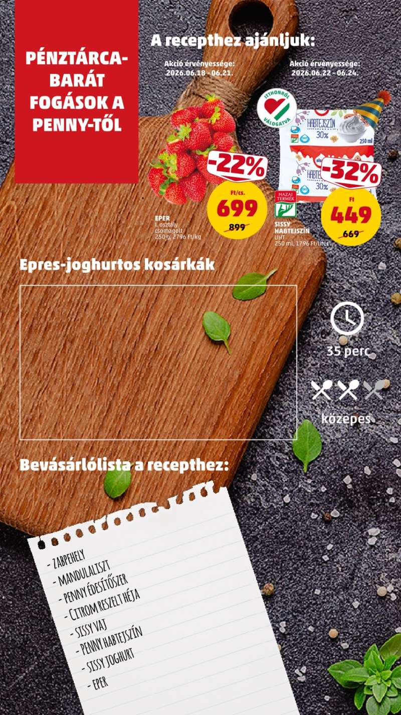Penny Akciós Újság 6 oldal