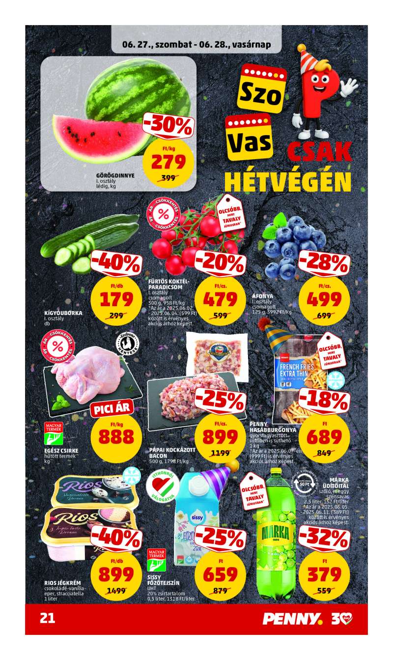 Penny Akciós Újság 21 oldal