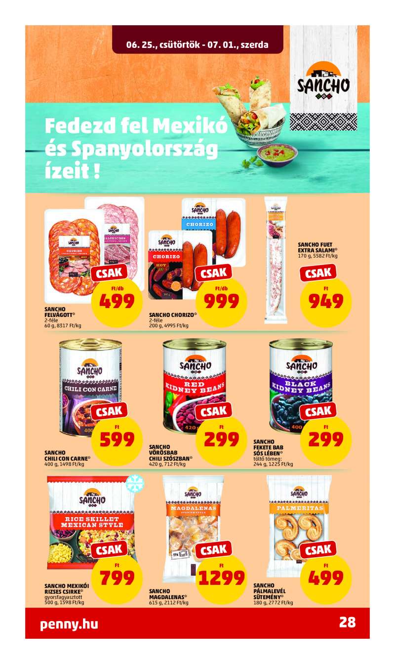 Penny Akciós Újság 28 oldal