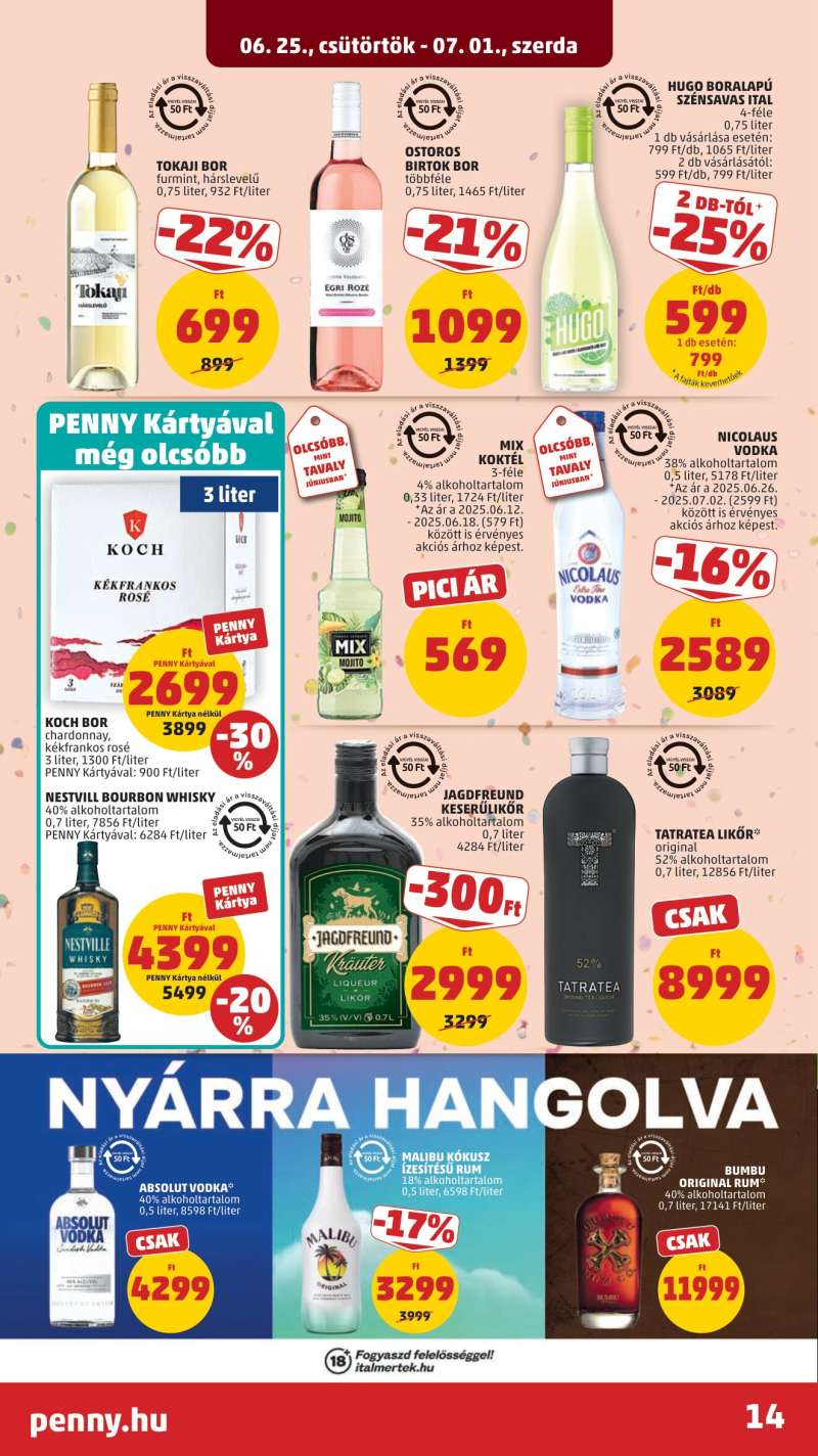 Penny Akciós Újság 14 oldal