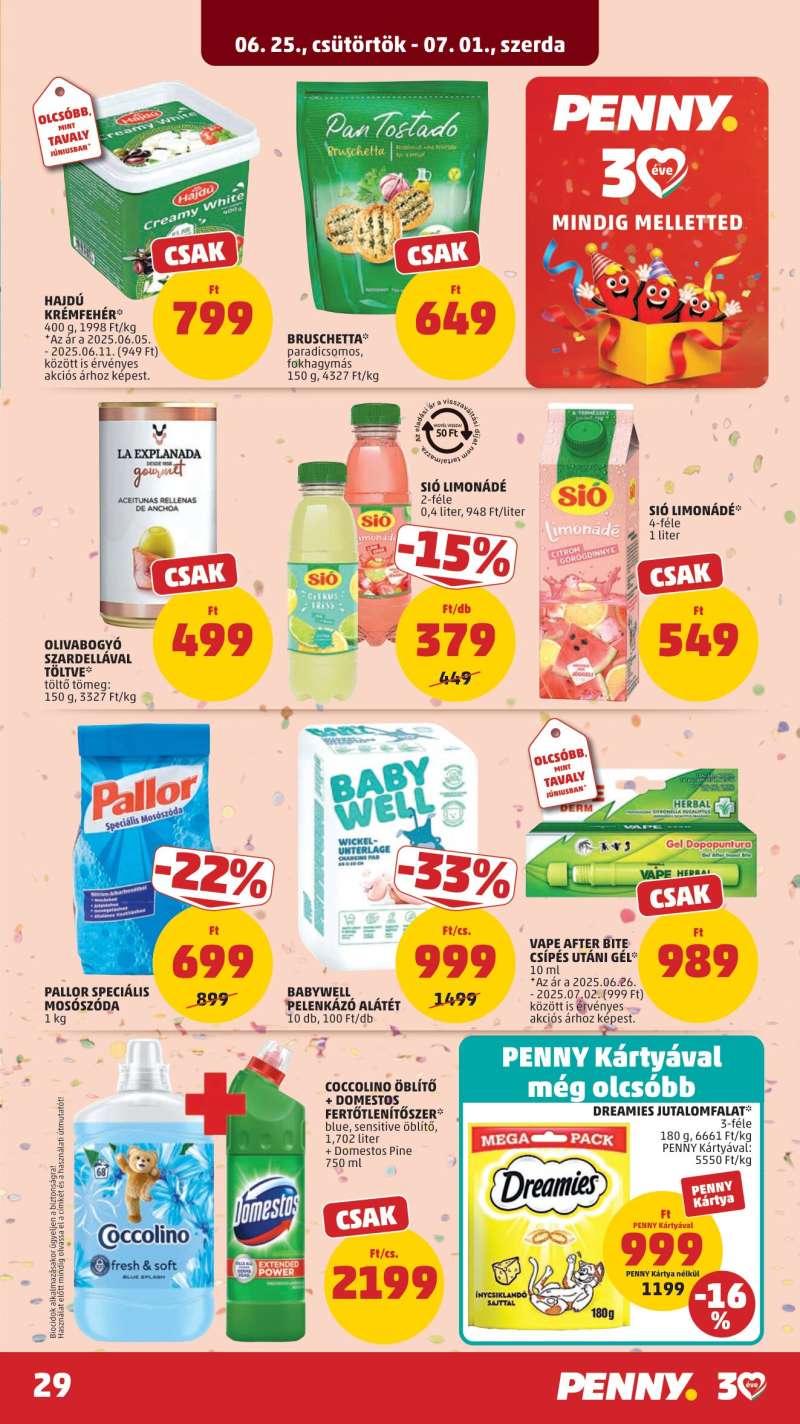 Penny Akciós Újság 29 oldal