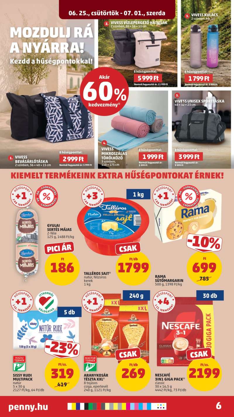 Penny Akciós Újság 6 oldal