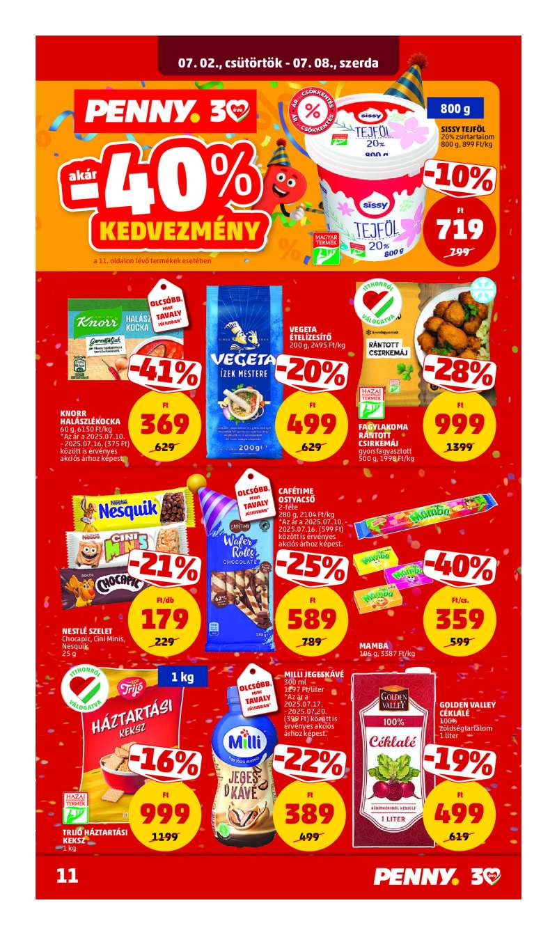 Penny Akciós Újság 13 oldal