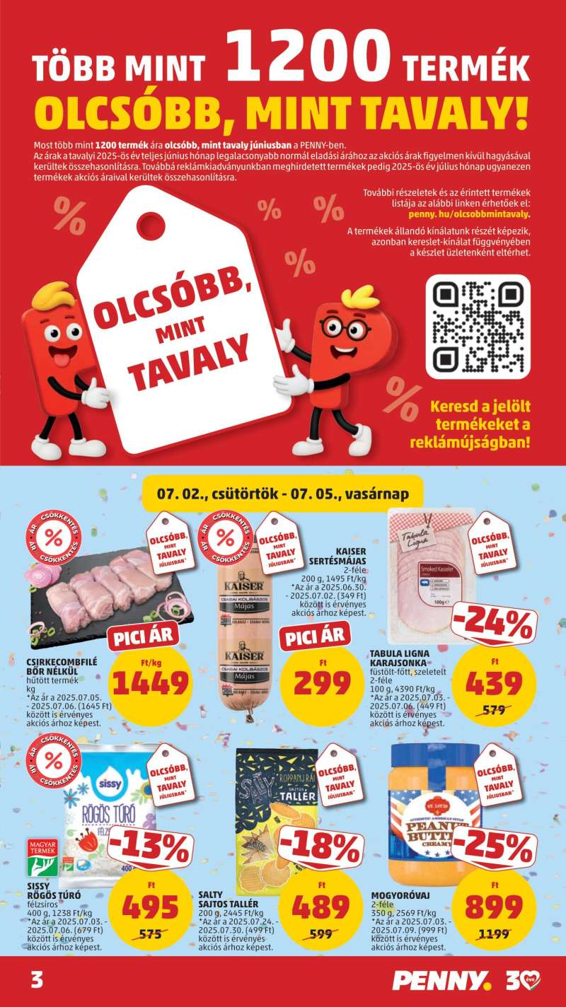 Penny Akciós Újság 3 oldal