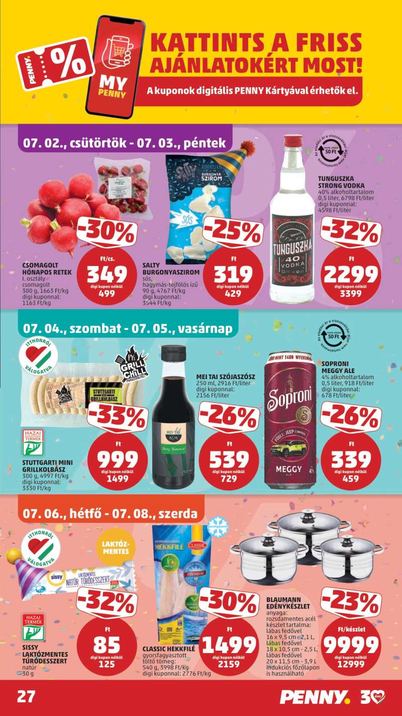 Penny Akciós Újság 31 oldal
