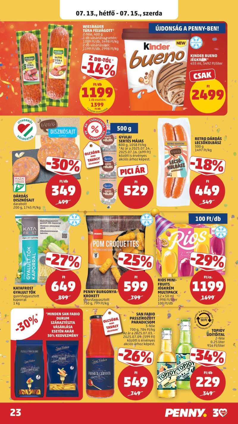 Penny Akciós Újság 27 oldal