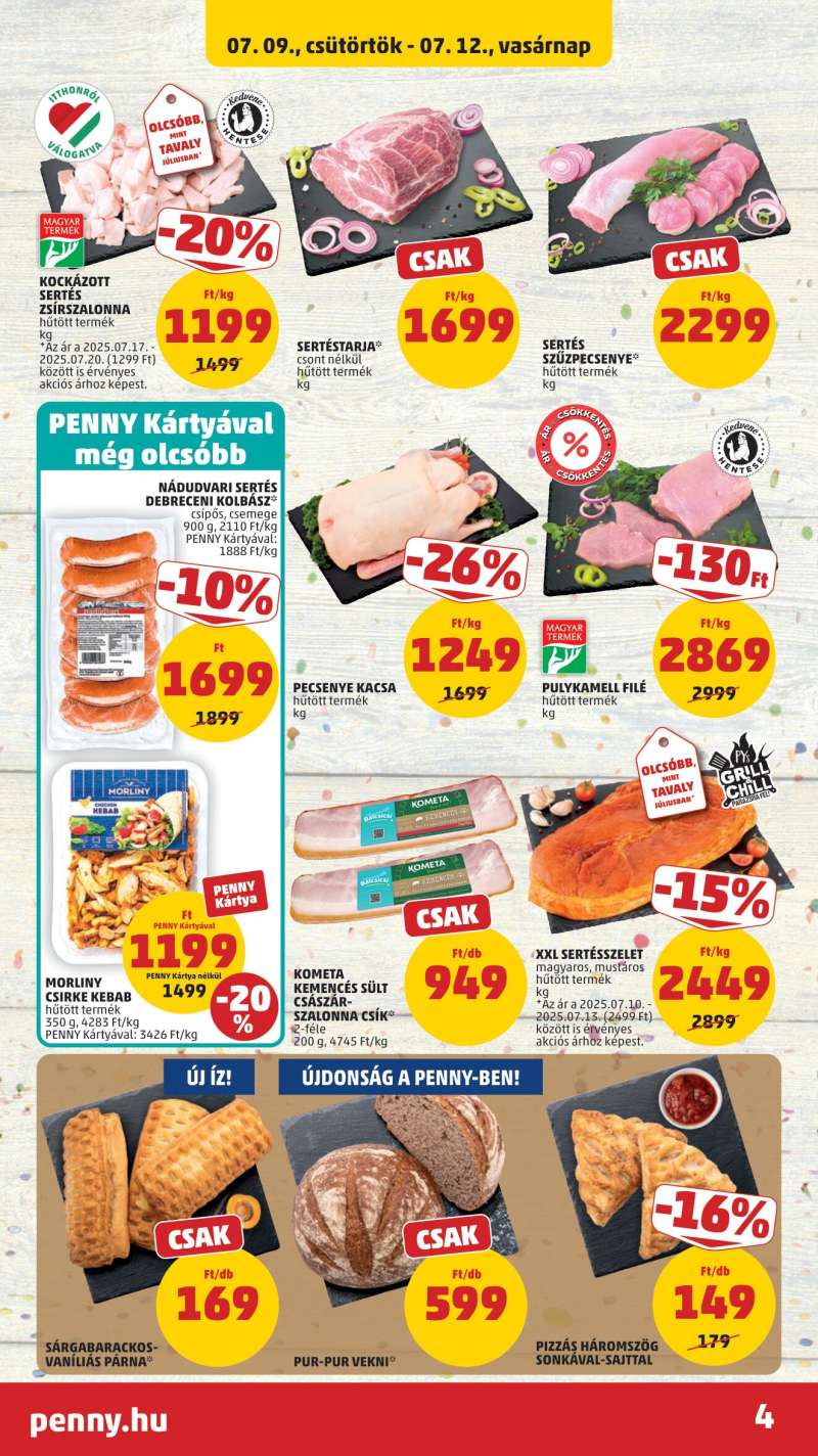 Penny Akciós Újság 6 oldal