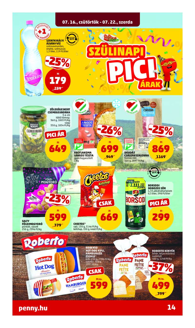 Penny Akciós Újság 18 oldal