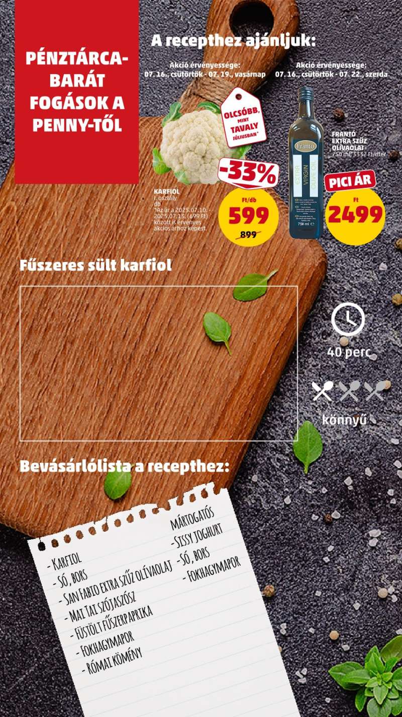 Penny Akciós Újság 8 oldal