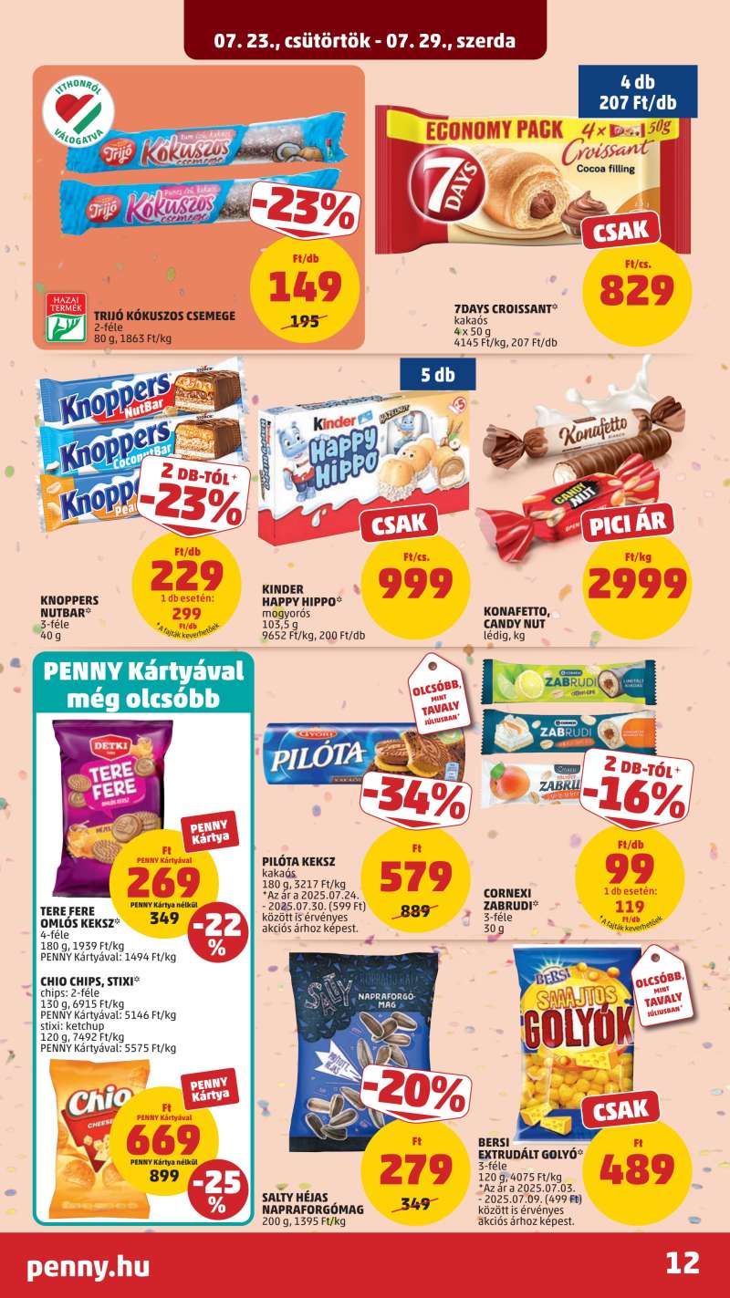 Penny Akciós Újság 15 oldal