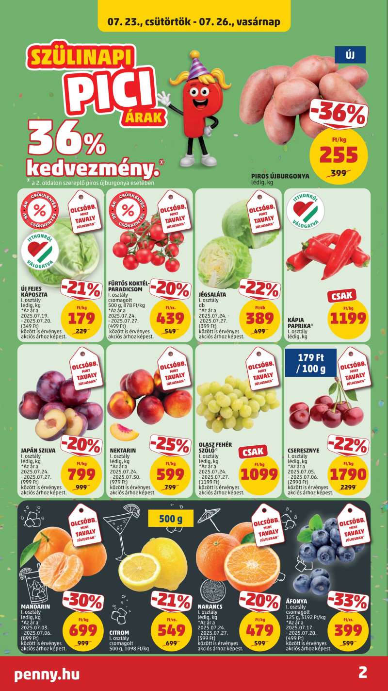 Penny Akciós Újság 2 oldal