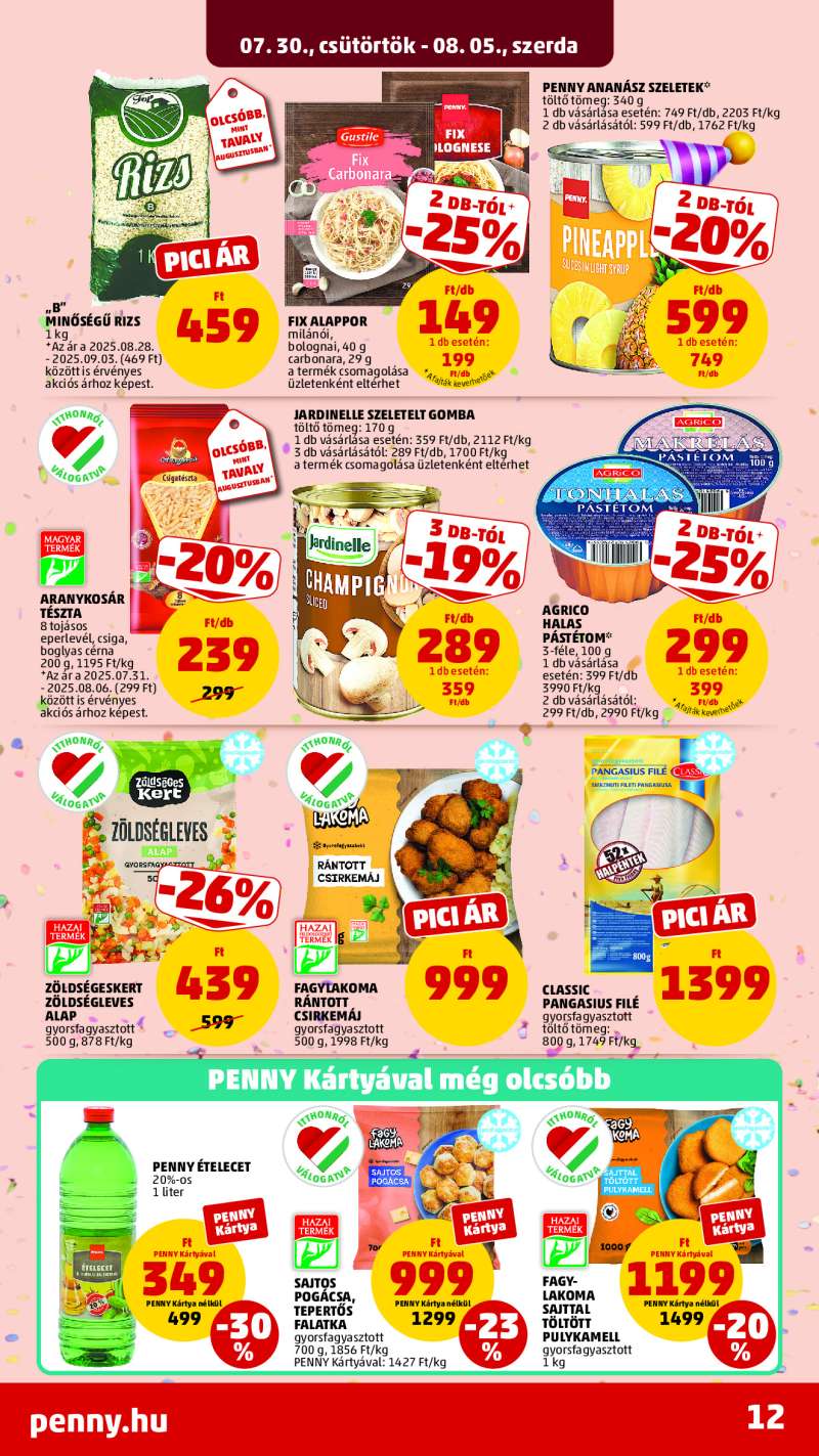 Penny Akciós Újság 15 oldal