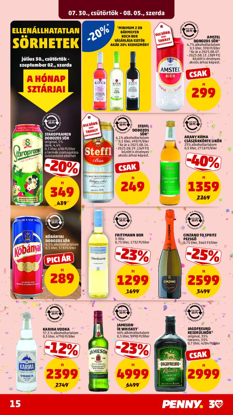 Penny Akciós Újság 18 oldal