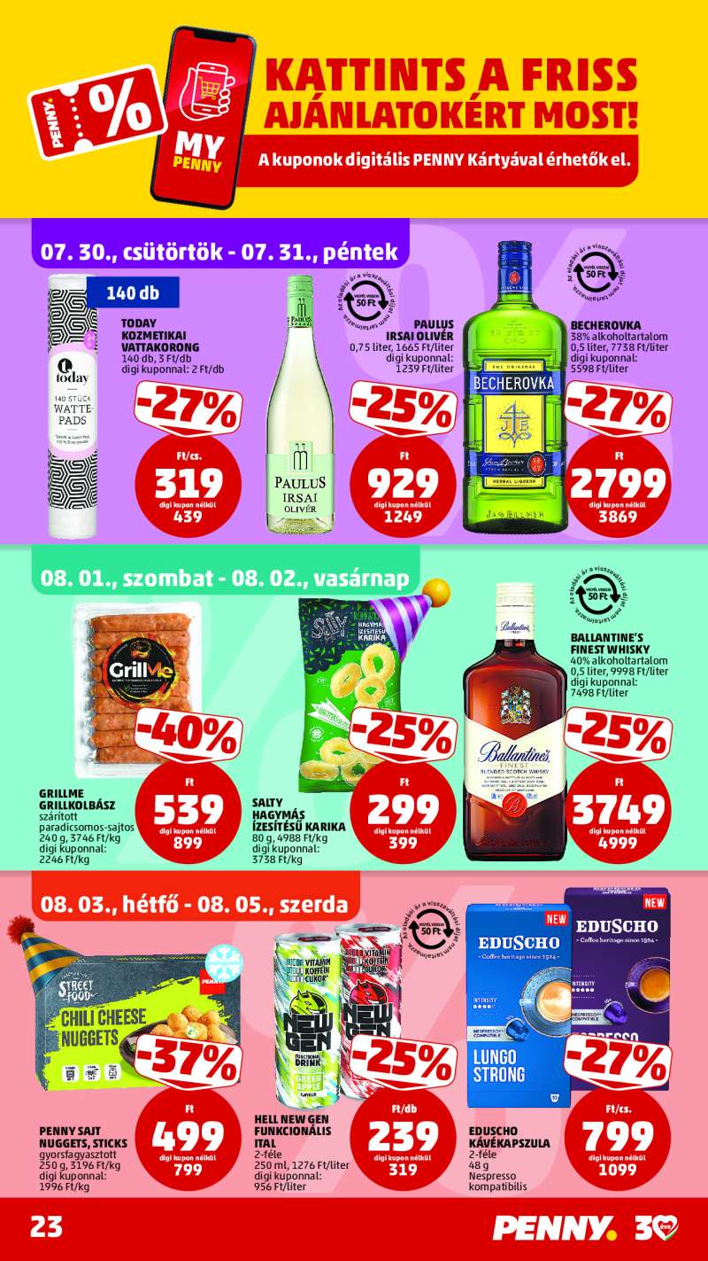 Penny Akciós Újság 26 oldal