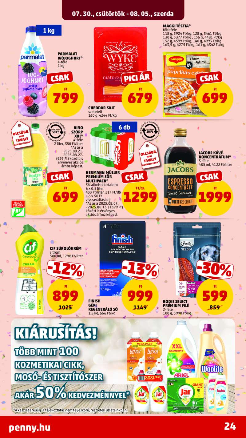 Penny Akciós Újság 27 oldal