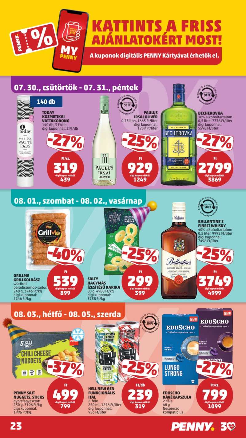 Penny Akciós Újság 26 oldal