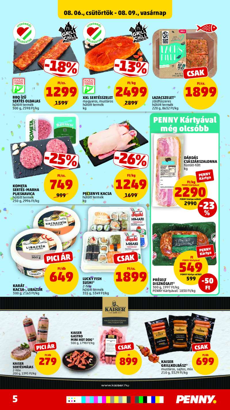 Penny Akciós Újság 5 oldal