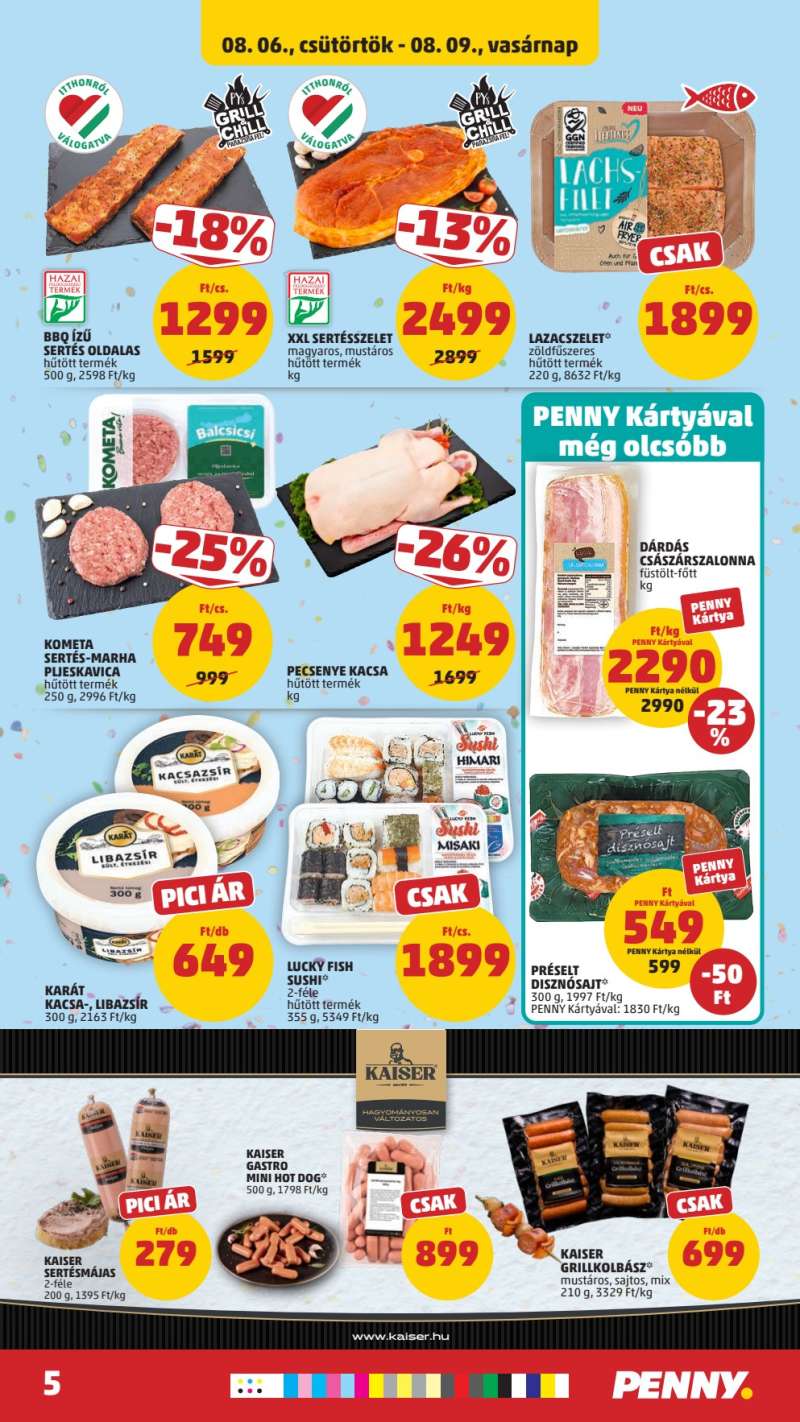 Penny Akciós Újság 5 oldal