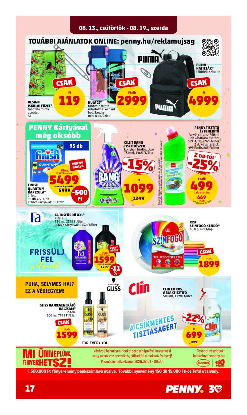 Penny Akciós Újság 20 oldal