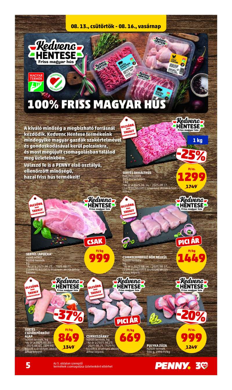 Penny Akciós Újság 7 oldal