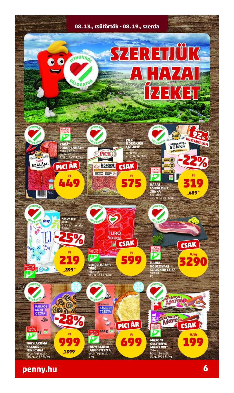 Penny Akciós Újság 8 oldal