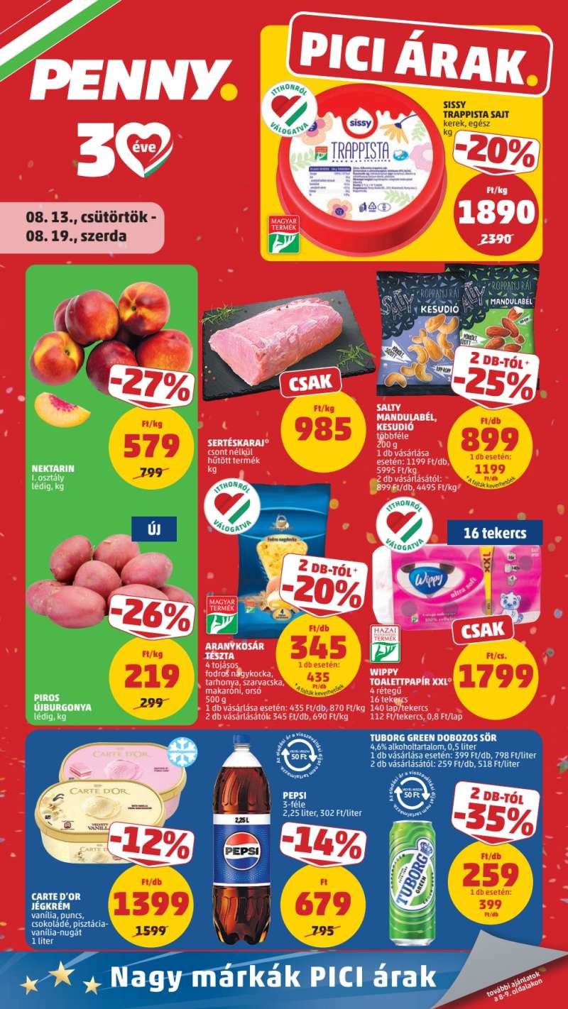 Penny Akciós Újság 1 oldal