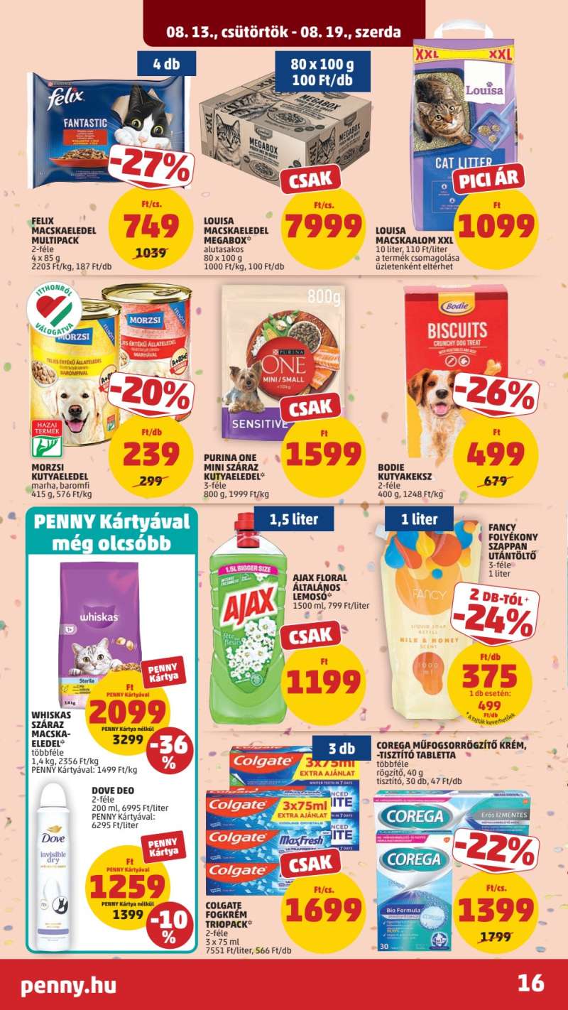 Penny Akciós Újság 18 oldal