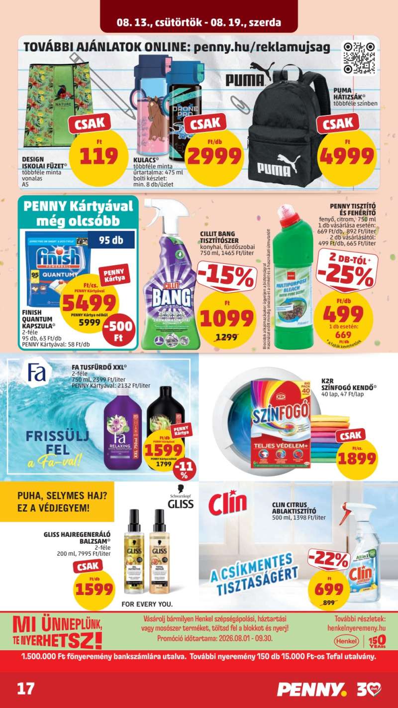 Penny Akciós Újság 19 oldal