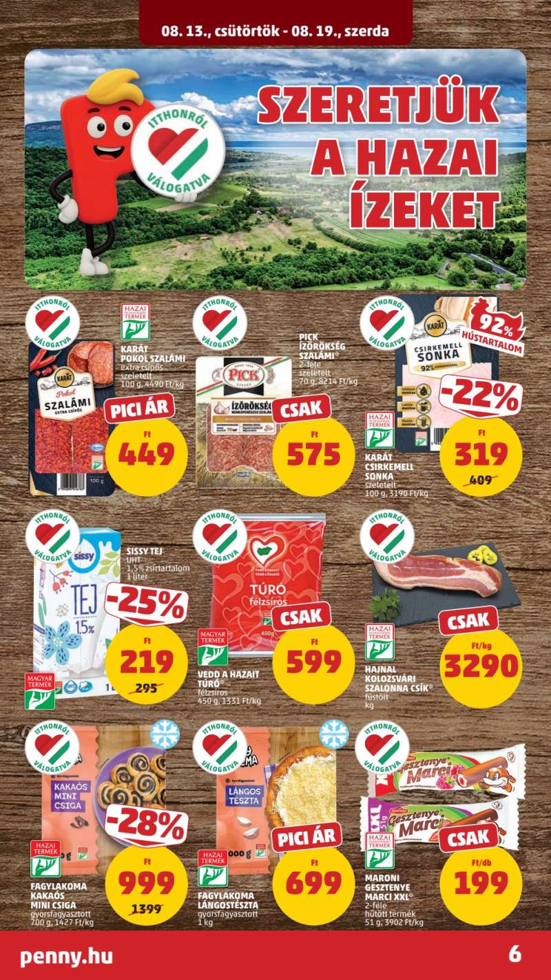 Penny Akciós Újság 8 oldal