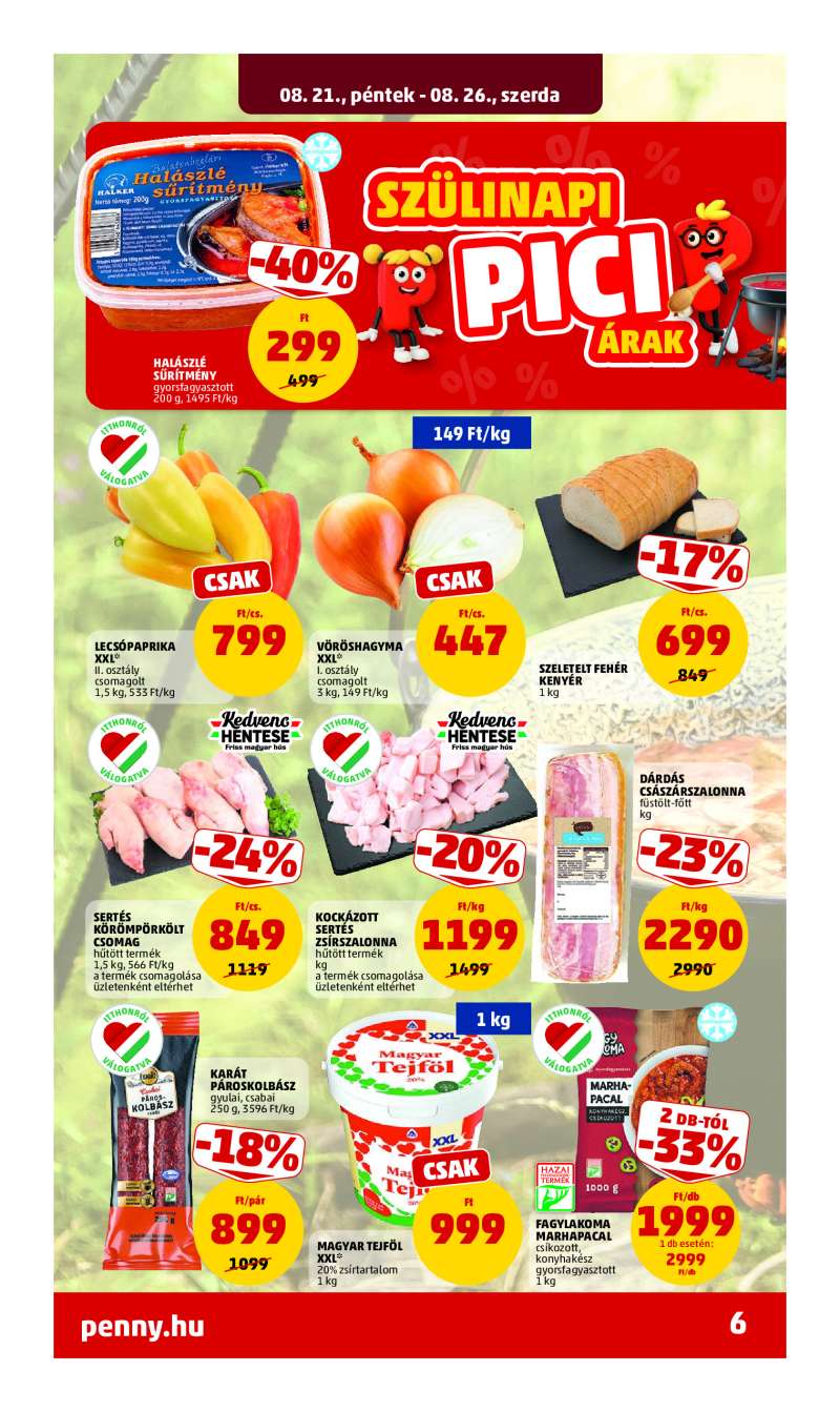 Penny Akciós Újság 8 oldal