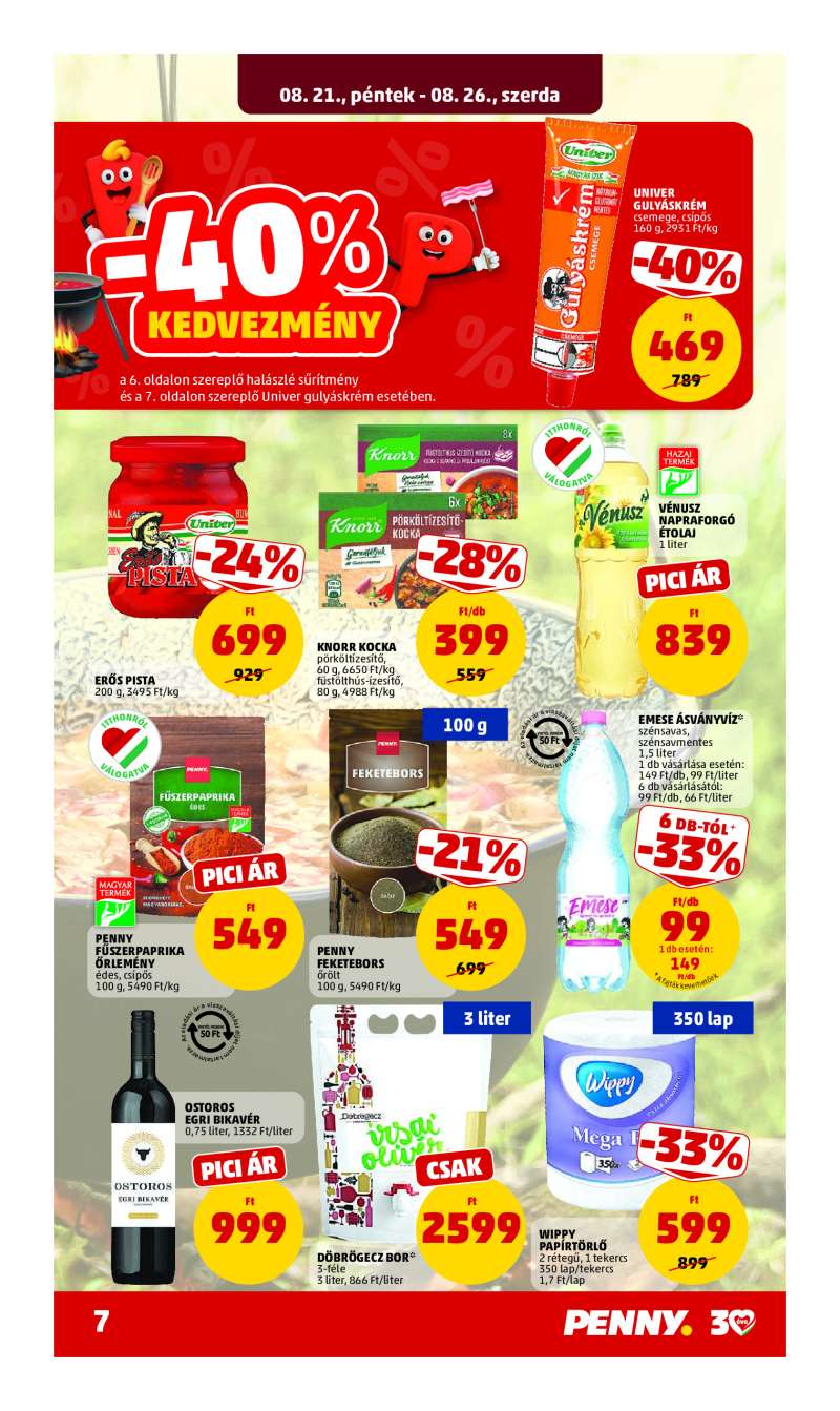 Penny Akciós Újság 9 oldal
