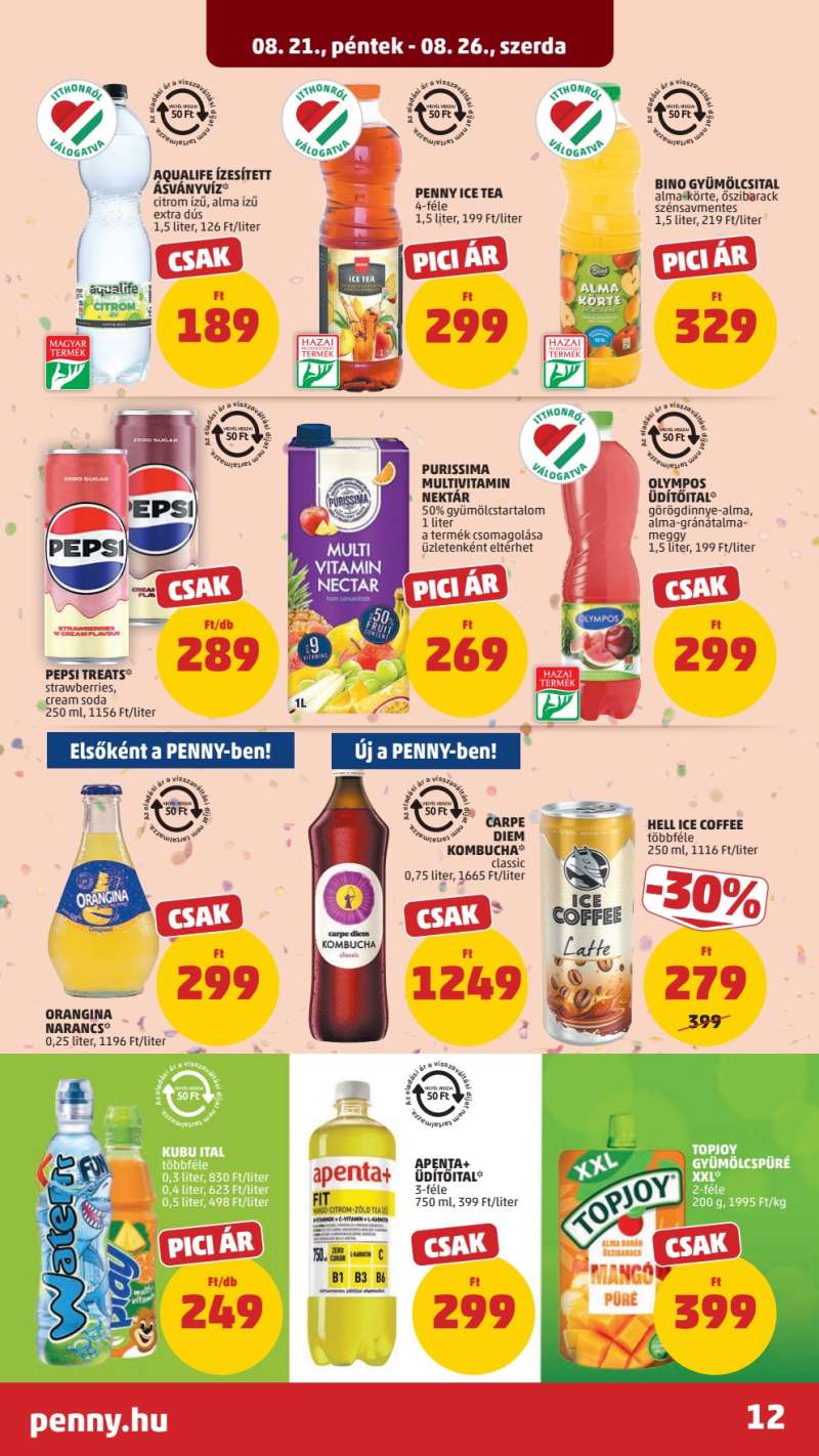 Penny Akciós Újság 16 oldal