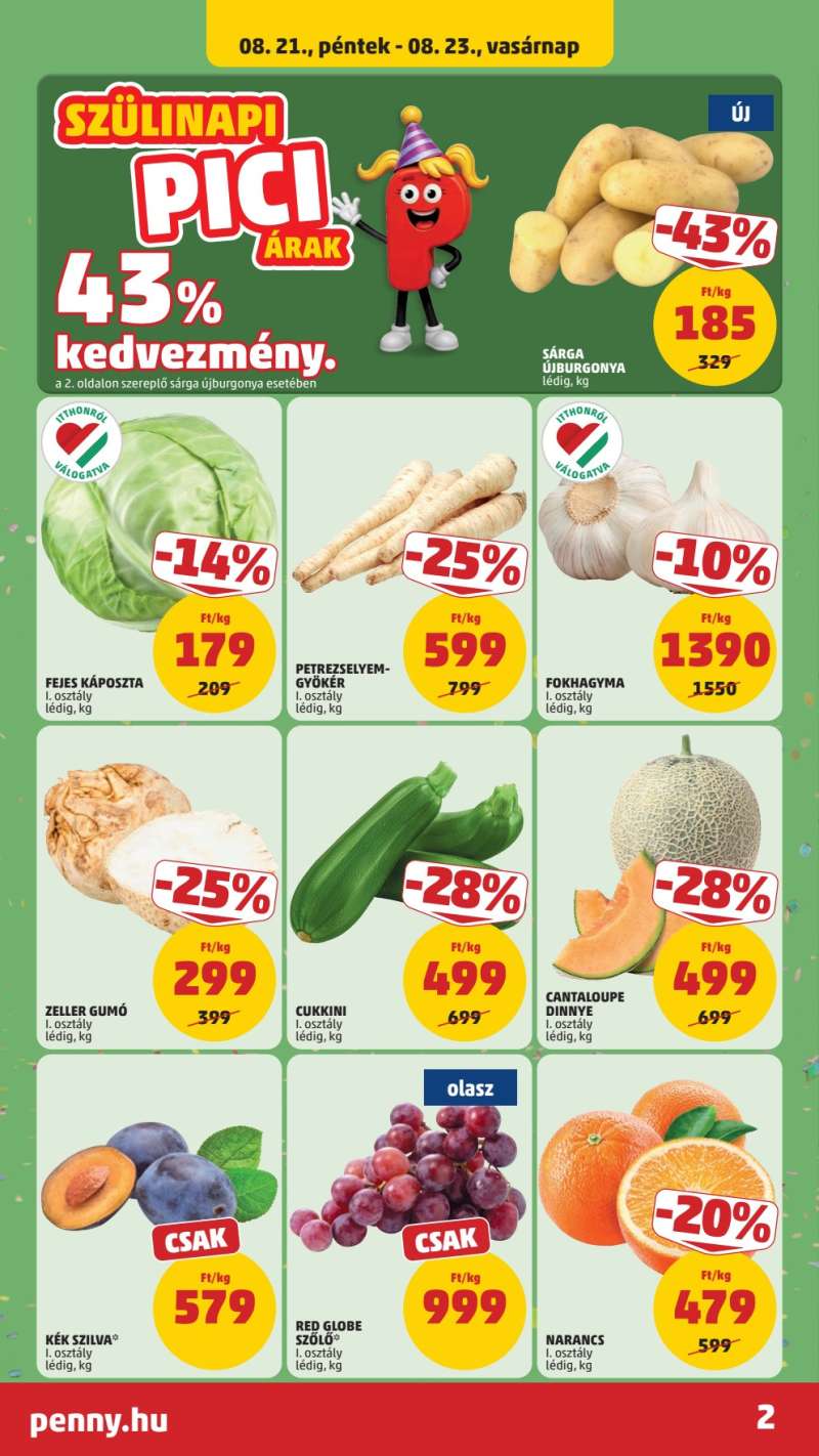 Penny Akciós Újság 2 oldal