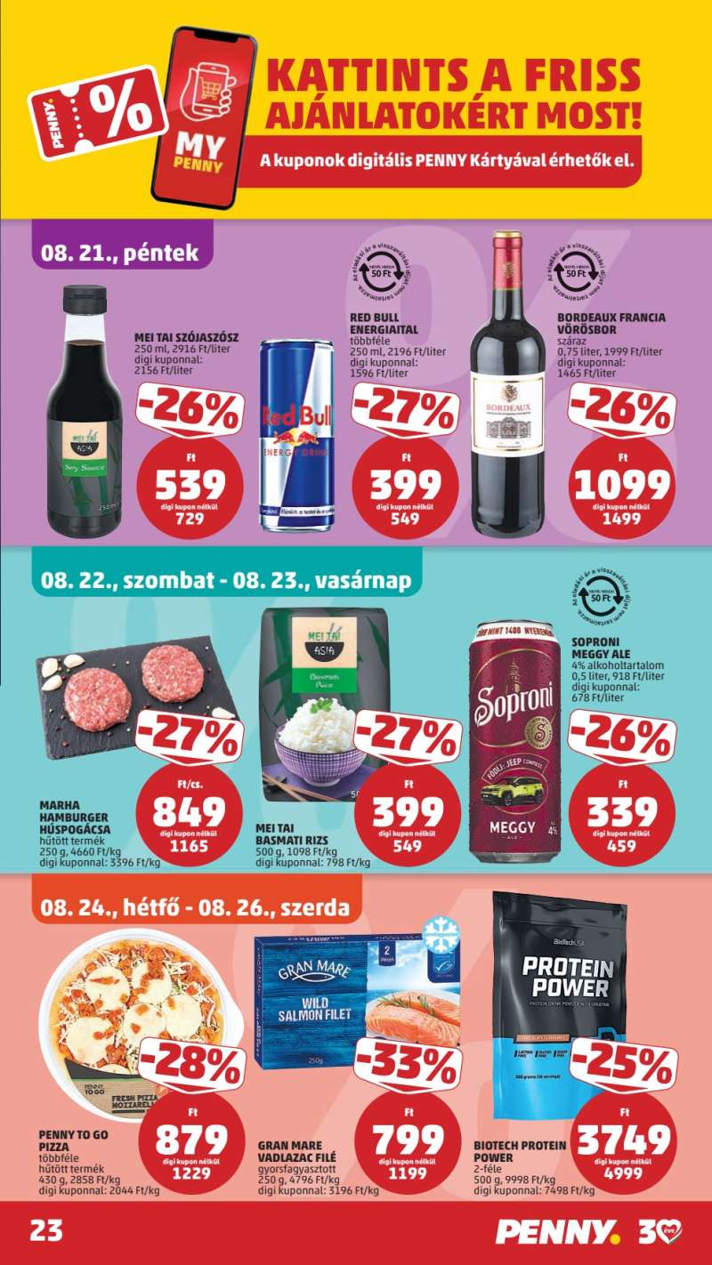 Penny Akciós Újság 27 oldal