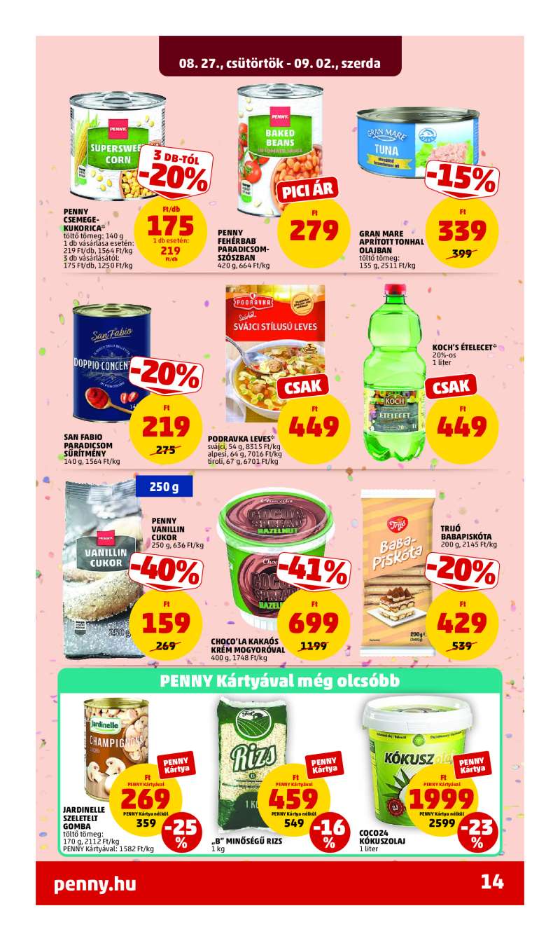 Penny Akciós Újság 18 oldal