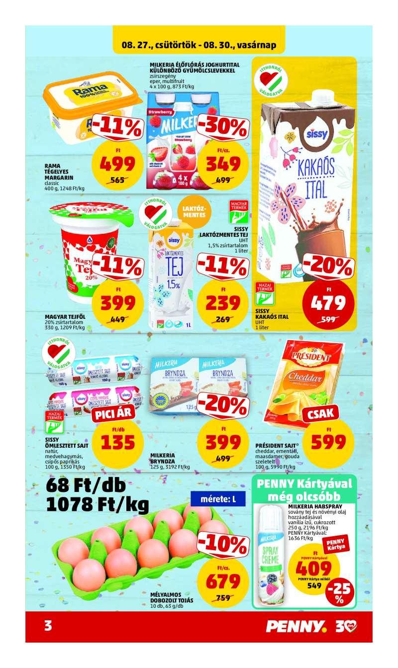 Penny Akciós Újság 3 oldal
