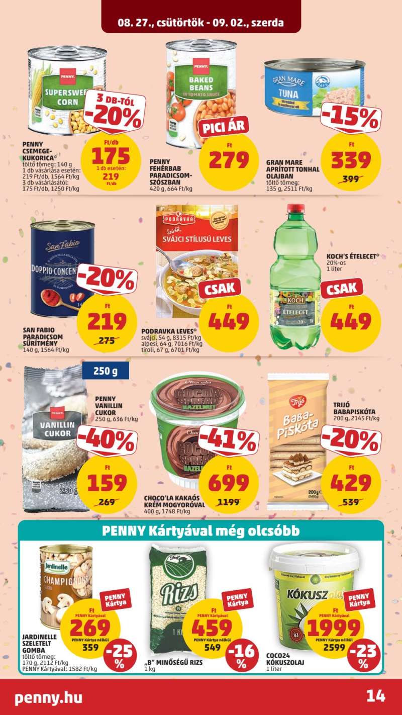Penny Akciós Újság 18 oldal