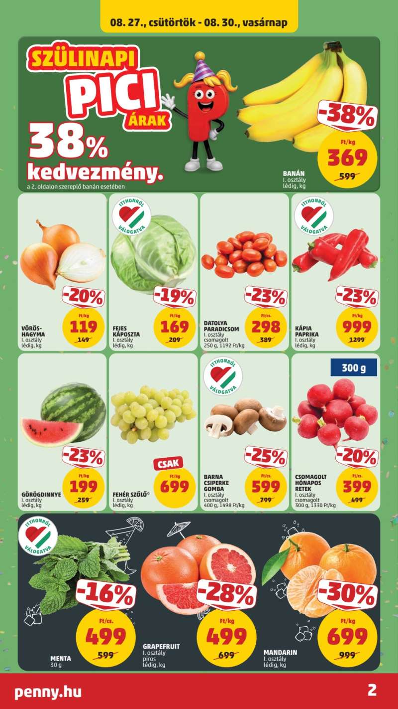 Penny Akciós Újság 2 oldal