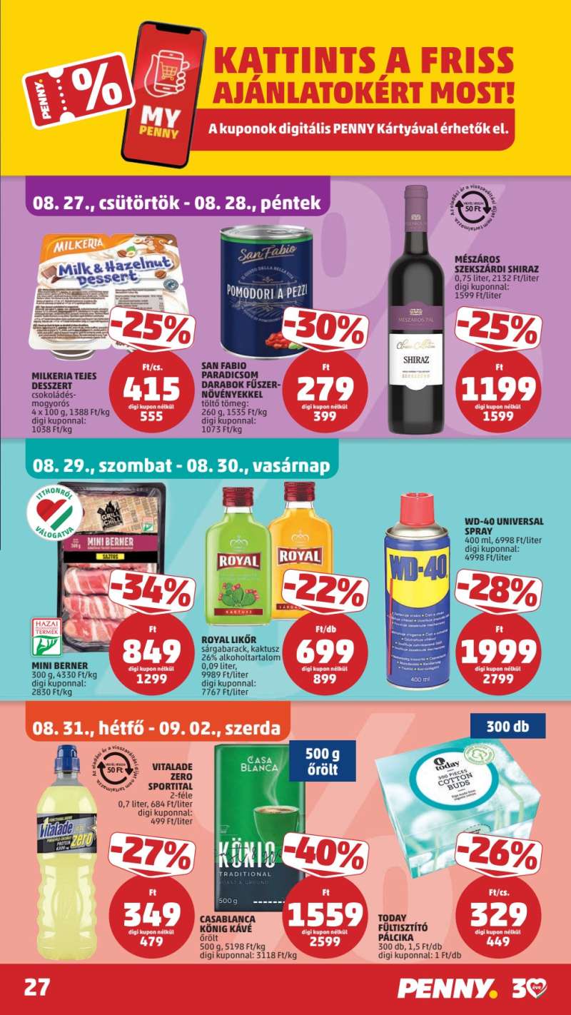 Penny Akciós Újság 31 oldal
