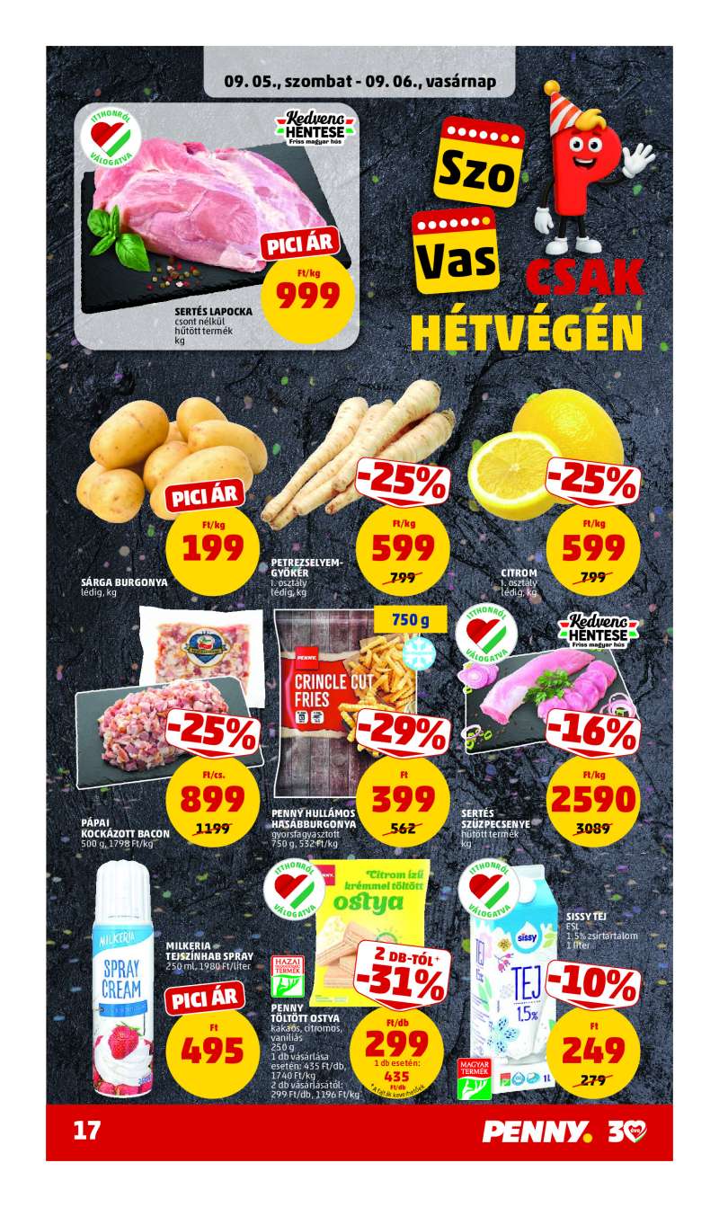 Penny Akciós Újság 17 oldal