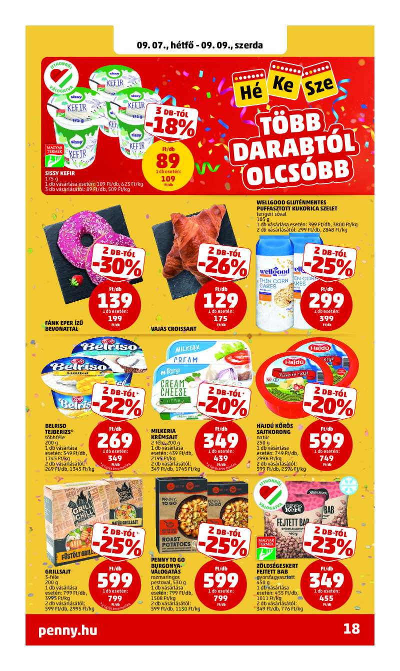 Penny Akciós Újság 18 oldal