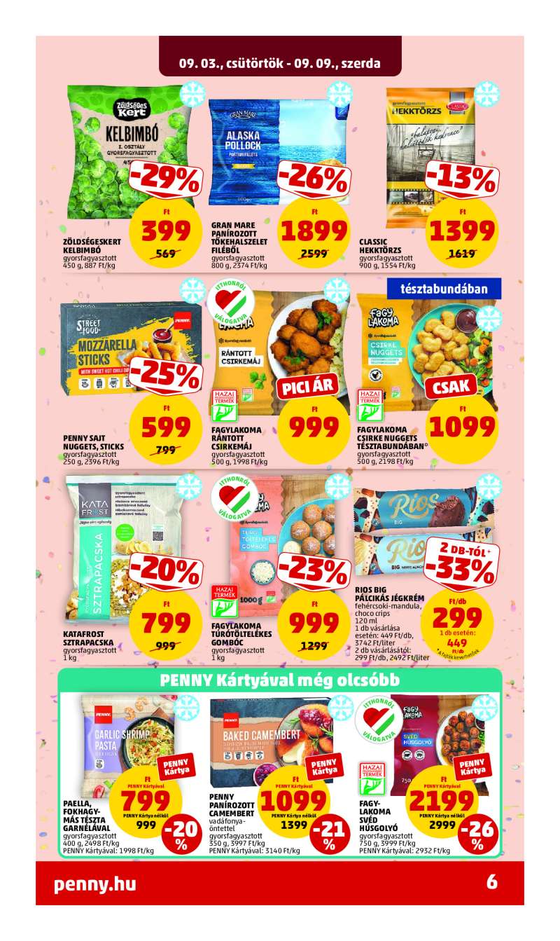 Penny Akciós Újság 6 oldal
